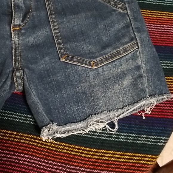 Free People Classic Blue Jean Shorts - Picture 3 of 13